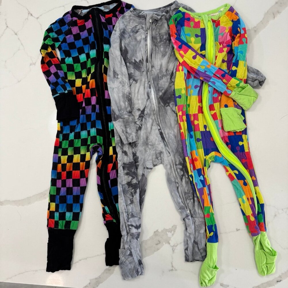 Bamboo Onesie Pajama Bundle 12-18mo